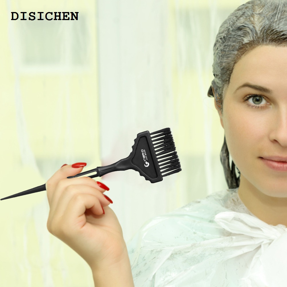 DISICHEN Fashion 1Pc Black DIY Styling Hairdressing Hair Dye Coloring Comb Barber Tinting Highlighting Hair Brush Comb Hair Styling Tool