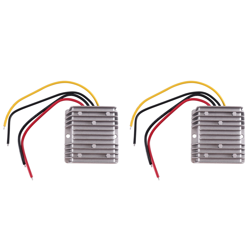 JINMY 2X DC 8V-40V to DC 12V 10A 120W Stabilizer Converter Transformer Regulator Step Up Down Voltage Module LED Solar Power