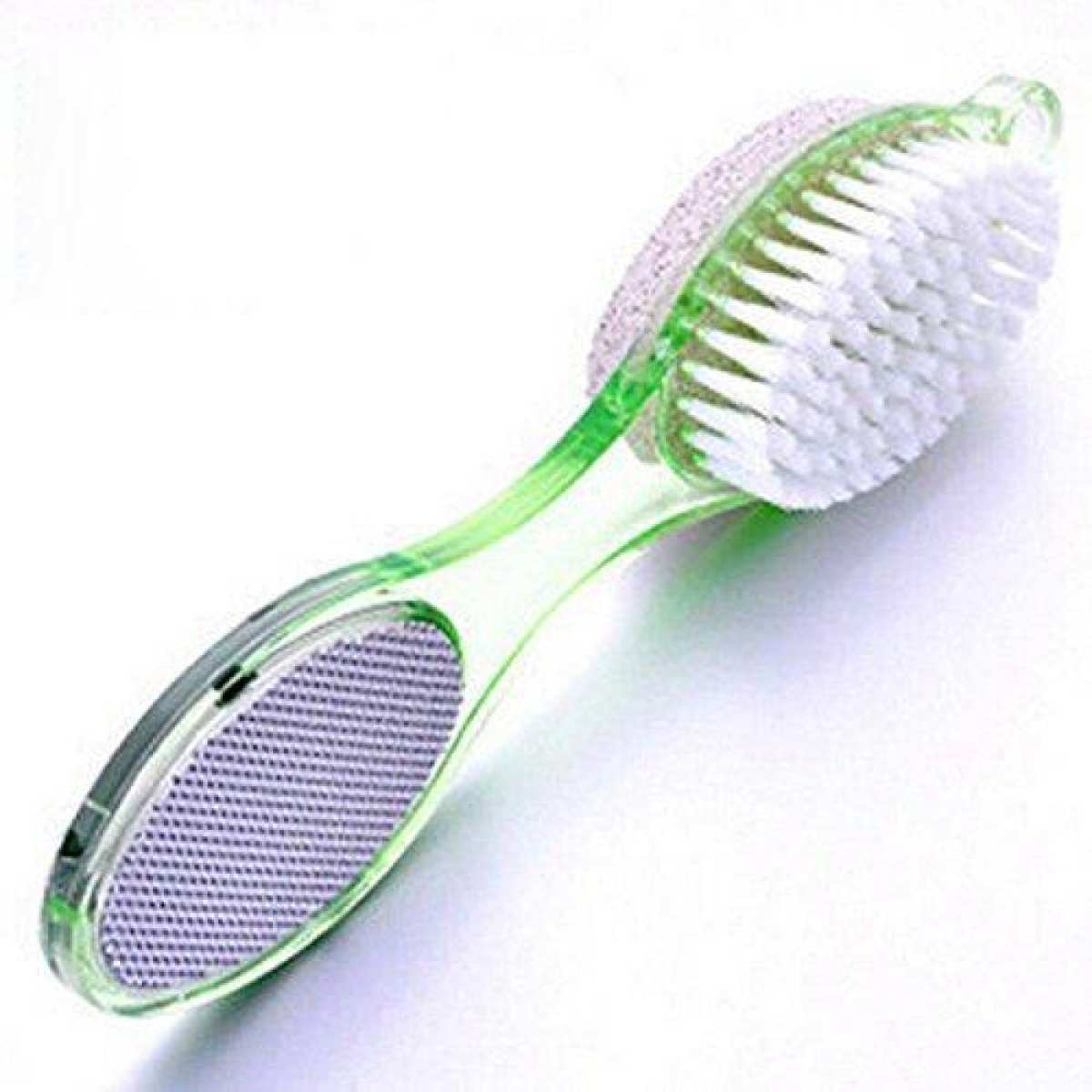 Foot Nail Scrubber Emery File -4 In 1 Pedicure Brush Set - Cleanse Scrub Buff Foot Scrubber Nail Emery File