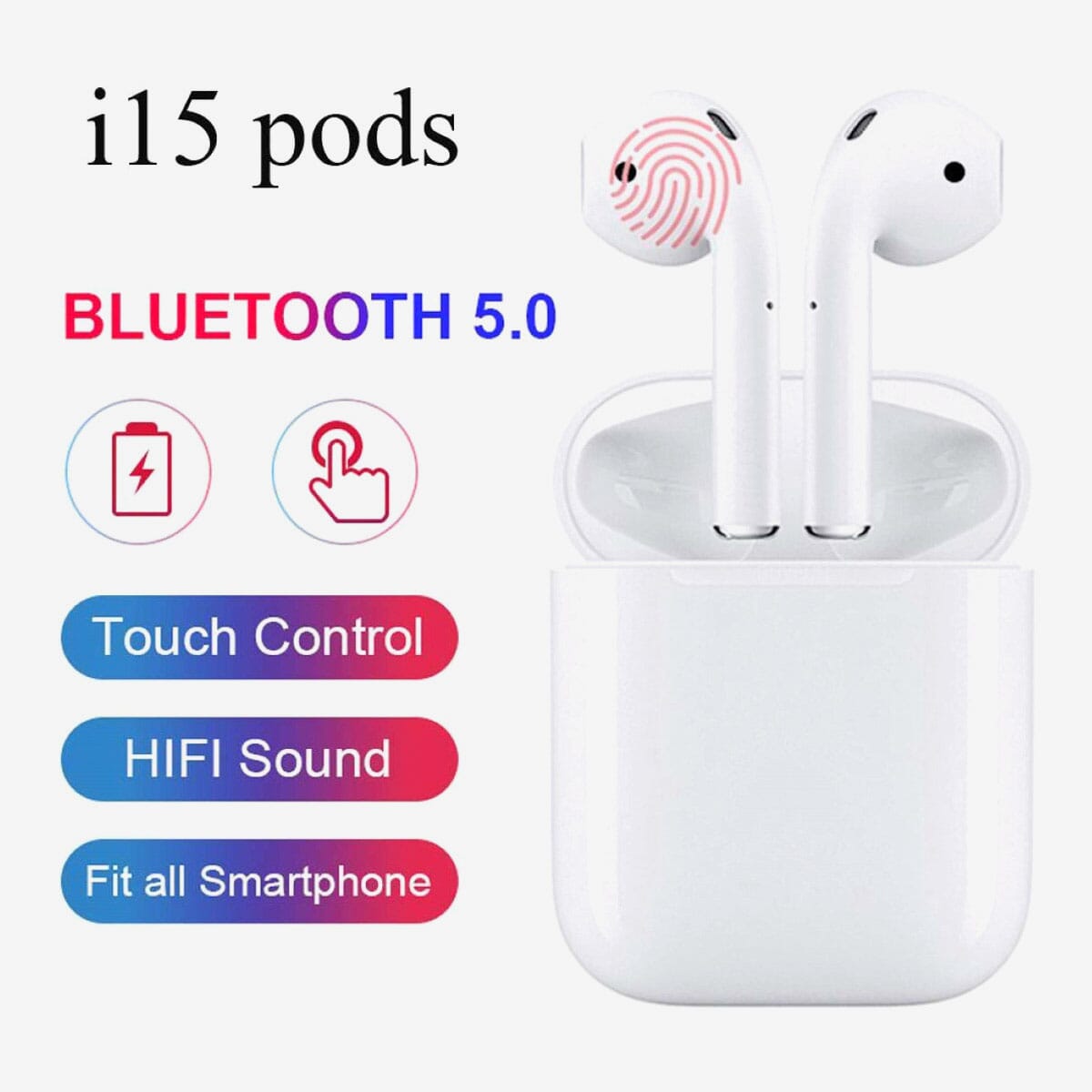 i15 Bluetooth 5.0 True Wireless Earbuds