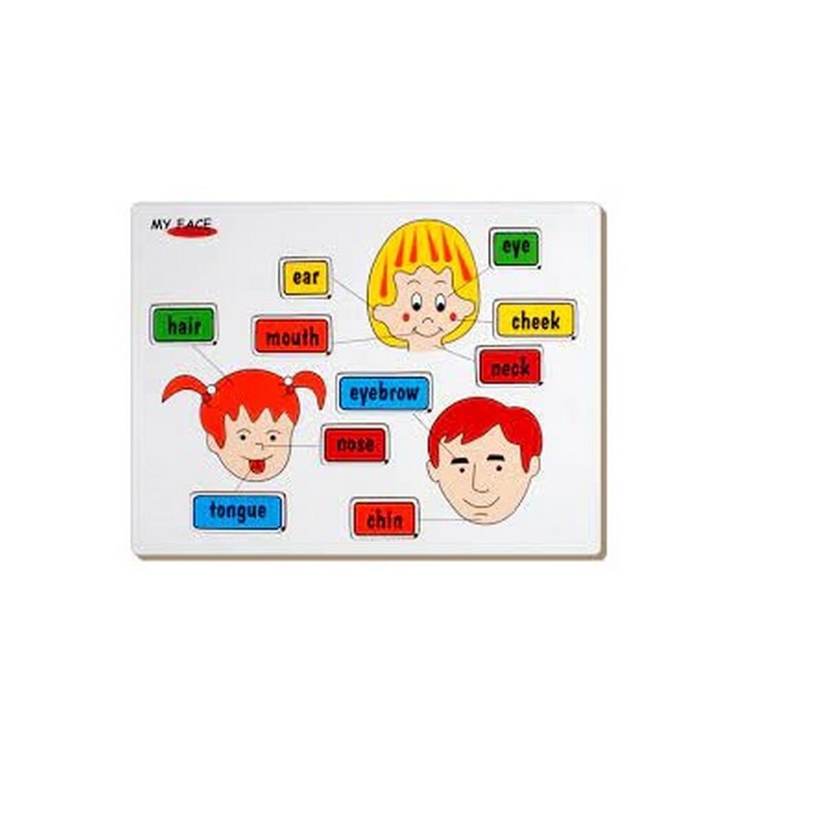Little Genius Wooden My Face Puzzle PT-09 (30x22x1 cm)