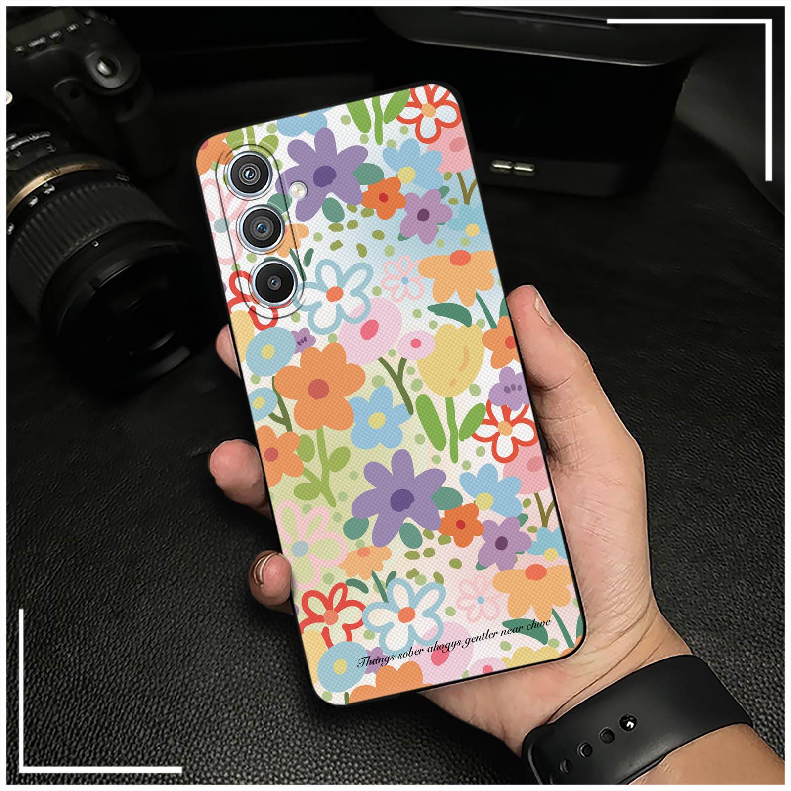 Anti-knock Soft case Phone Case For Samsung Galaxy S26 Ultra Flower Fashion Design Durable Protective Anti-dust Ring
