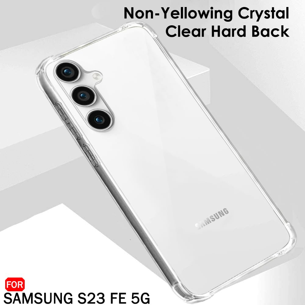 Clear Case Samsung Galaxy S23 FE (SM- S711BE) Four-Side Airbag Camera Protection Cover