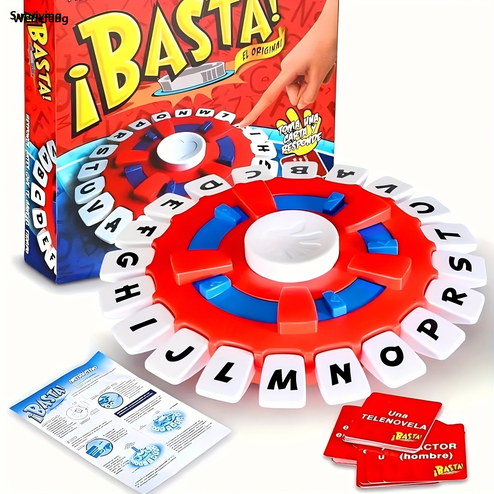 Wenefang Sutuiying THINK WORDS and BASTA Game German Board Game Learning Game High New style Quality Choose a Category Race Against The Timer to be Last Player