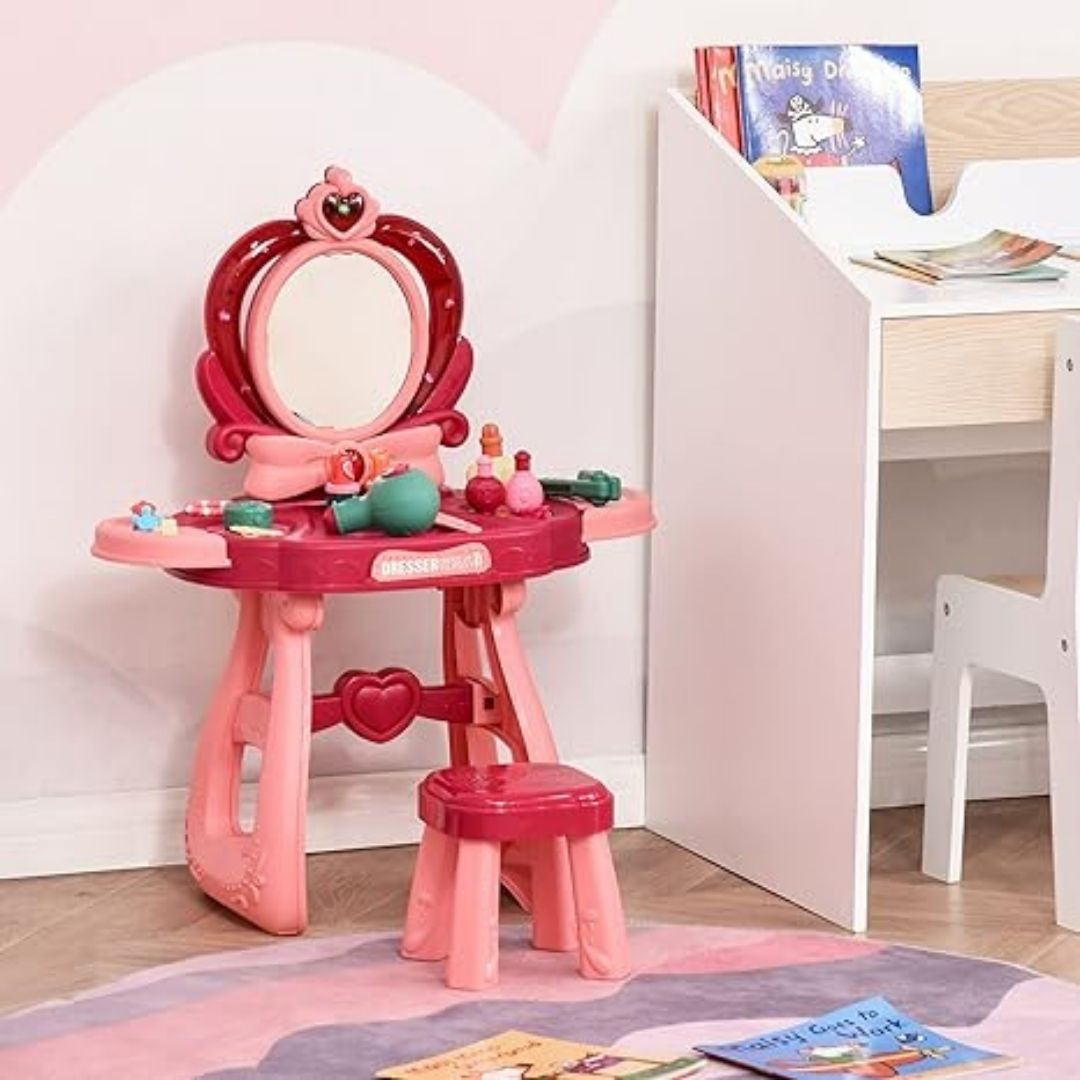 Child Multifunction Dresser Toy Makeup Sets Dressing Table for Girls