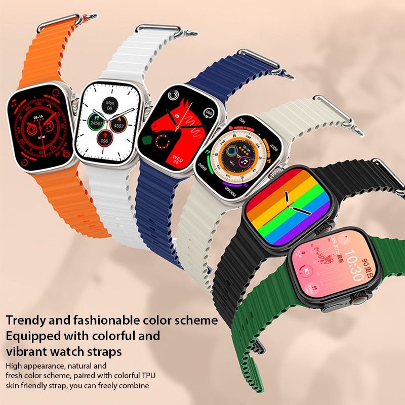 Linman HiWatch i20 Ultra Max 49MM Smart Watch and Airpods Pro Ultimate Duo fBargain price or Advanced Fitness Tracking and Immersive Music Streaming, Smartwatch