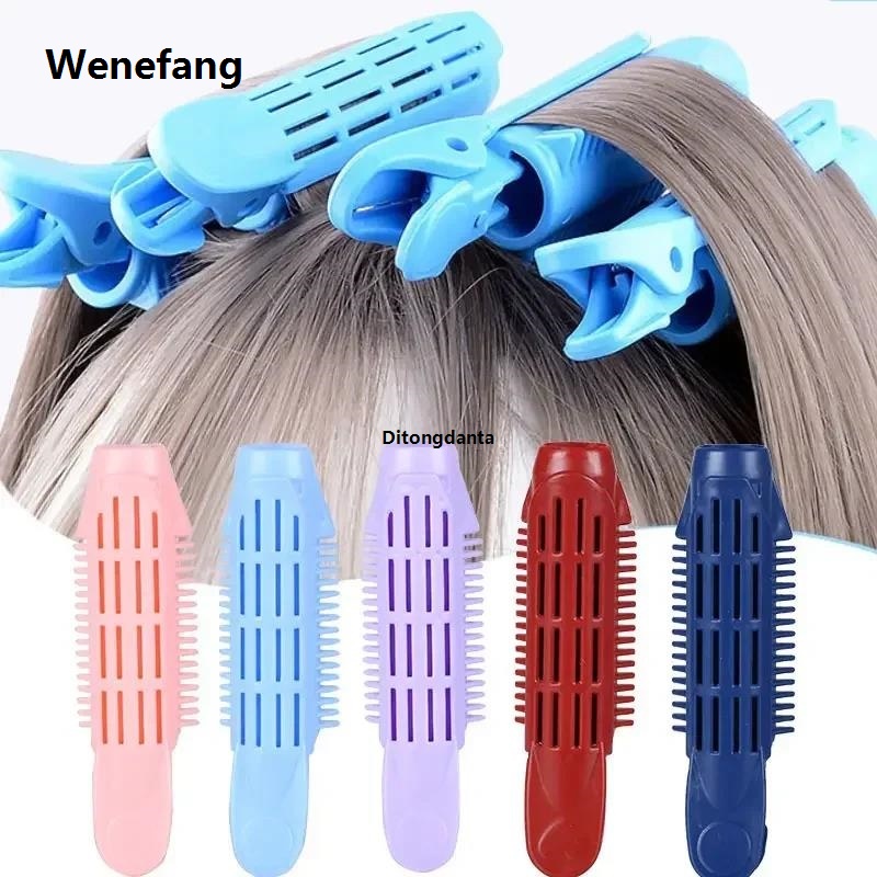 Wenefang Tools styling salon curling irons curling irons for fluffy hair tools DIY pieces 5 curlers for natural hair root clips for non-damaging hairstyles