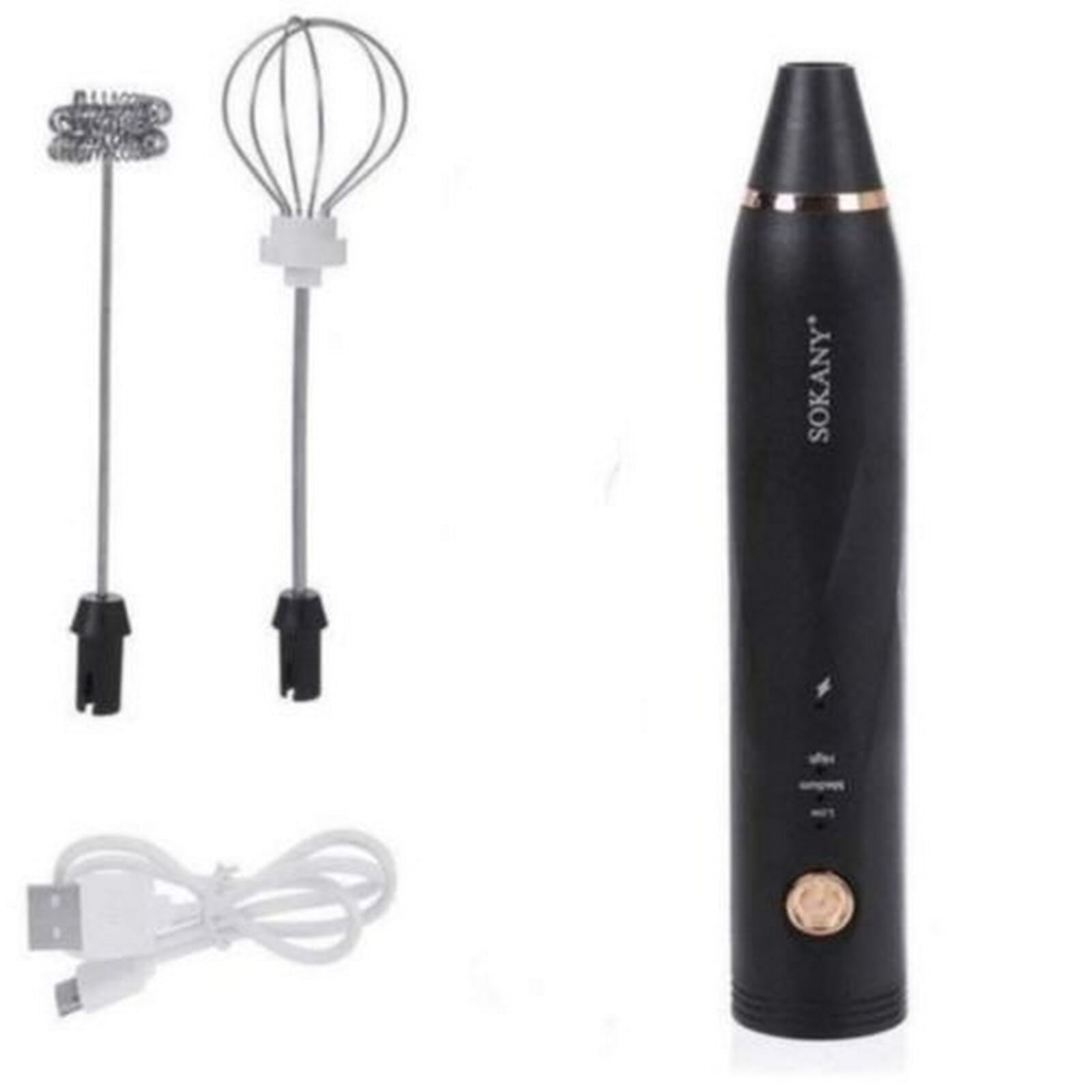 Sokany Electric Milk Frother Coffee Drink Foamer Whisk Mixer Stirrer Coffee Eggbeater