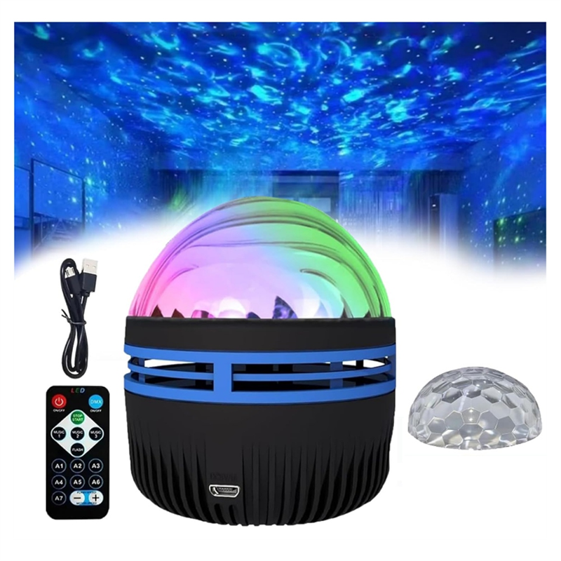 Northern Lights Projector, 2in1 Northern Lights and Ocean Waves Projector, Lights Projector,Night Light Projector Easy Install