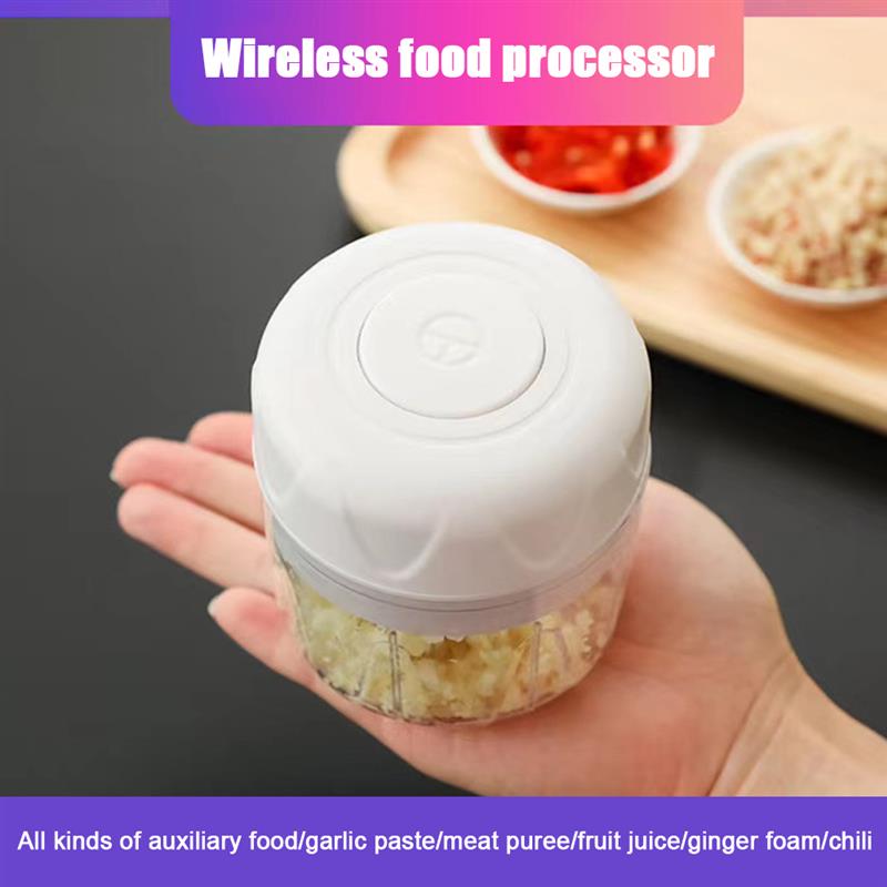 Electric Garlic Machine Garlic Cutter with Multifunctional Fruit Vegetable Food Chopper