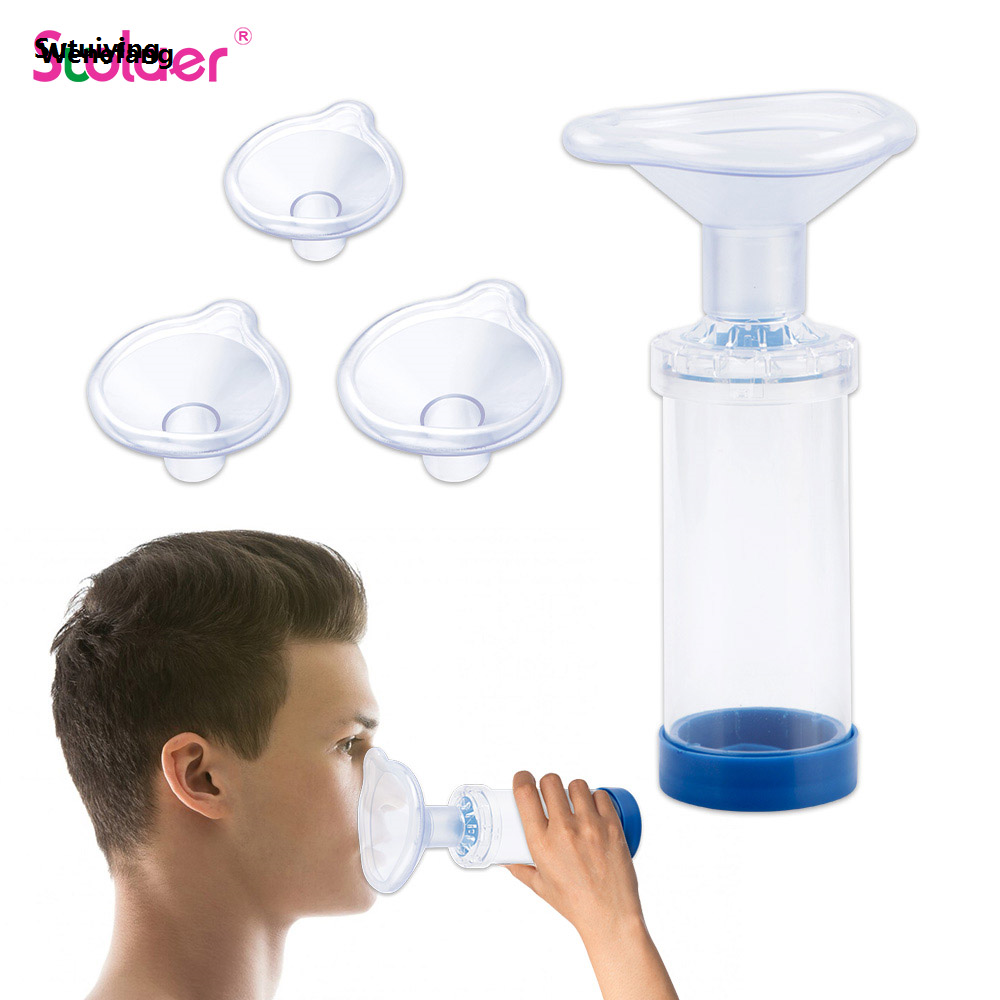 Wenefang Sutuiying Automizer Spacer Mist Storage Compressor Nebulizer Tank Aerochamber Luxury Luxury with Mask Cup for Pet Adults Children Asthma Inhale Chamber