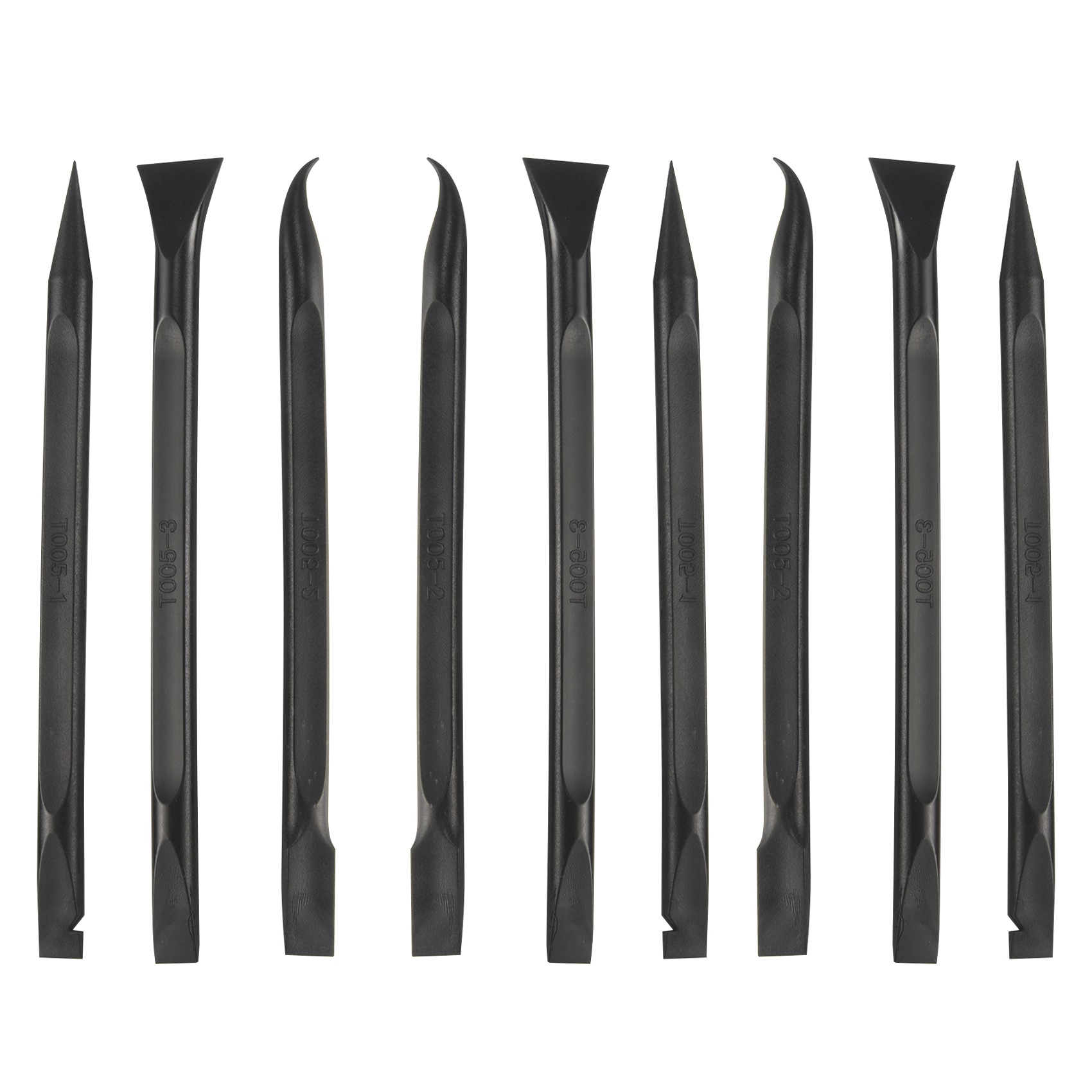 NAMUNY 9 Pcs Plastic Scraper Tool Scratch Free Plastic Scraper Cleaning Pen Shaped Scraper Tool Multipurpose Label Scraper
