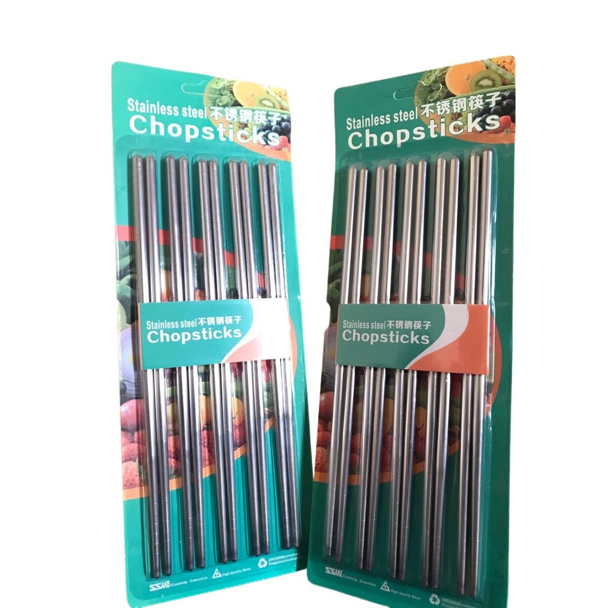 Stainless Steel Chopsticks - 5 Pair