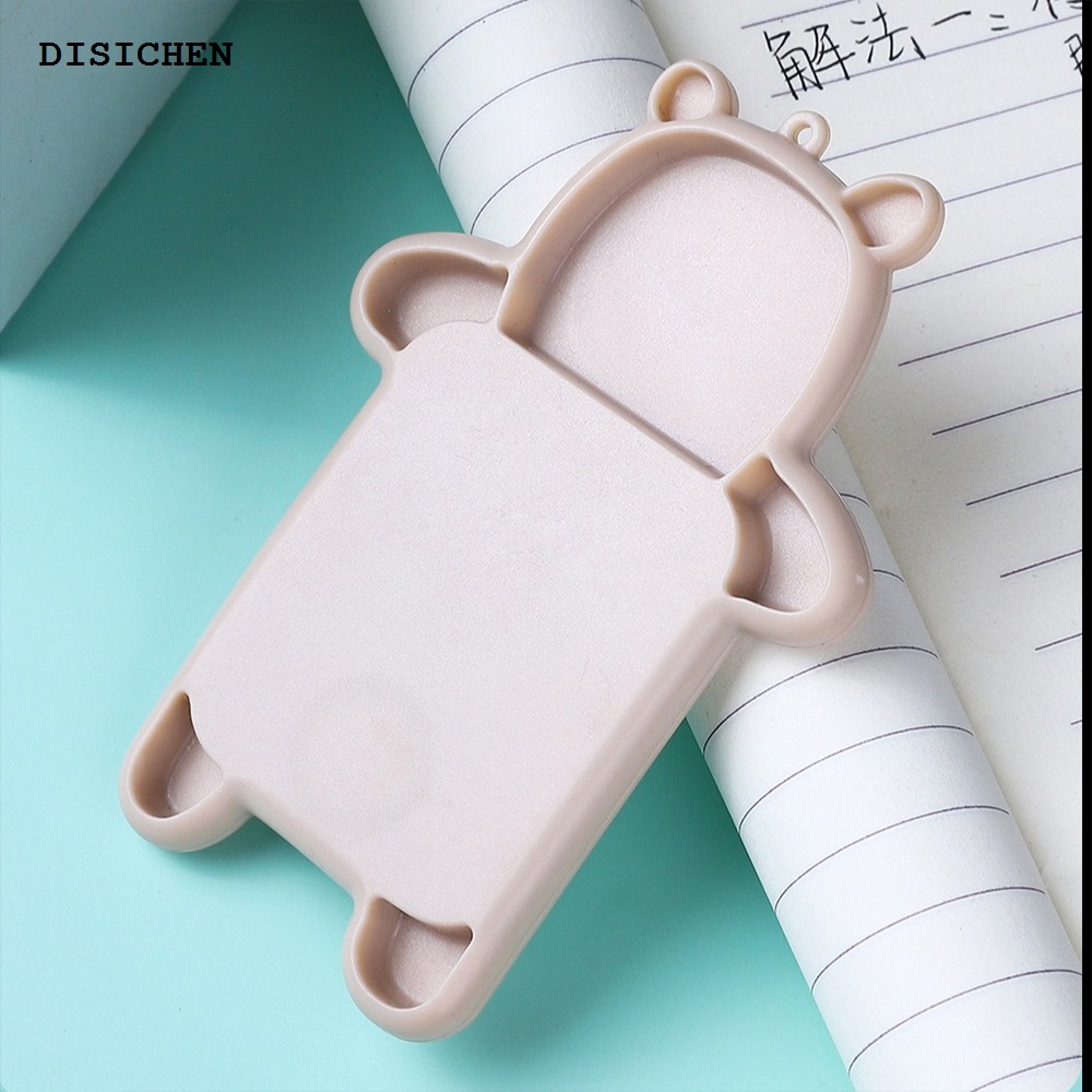DISICHEN Bear Shape Calculator Student Scientific Calculator With Silicone Pressing Buttons Battery Powered Mini Calculator Portable