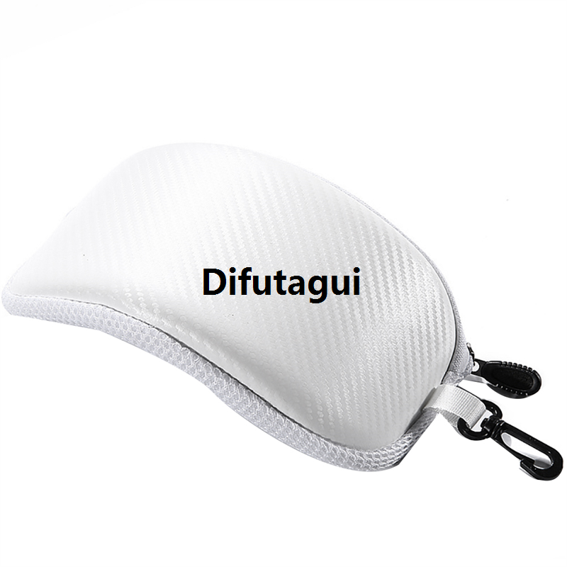 Difutagui 1 Piece Anti-Shock Waterproof Motorcycle Eyewear Box Storage Sunglasses Hard Shell Bag White 2025 New