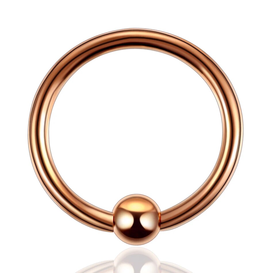 HOT 1PC 16G Horseshoe Ring Nose Septum Hoop Stainless Steel Circular Piercing Ear Cartilage Tragus Body Jewelry Piercing