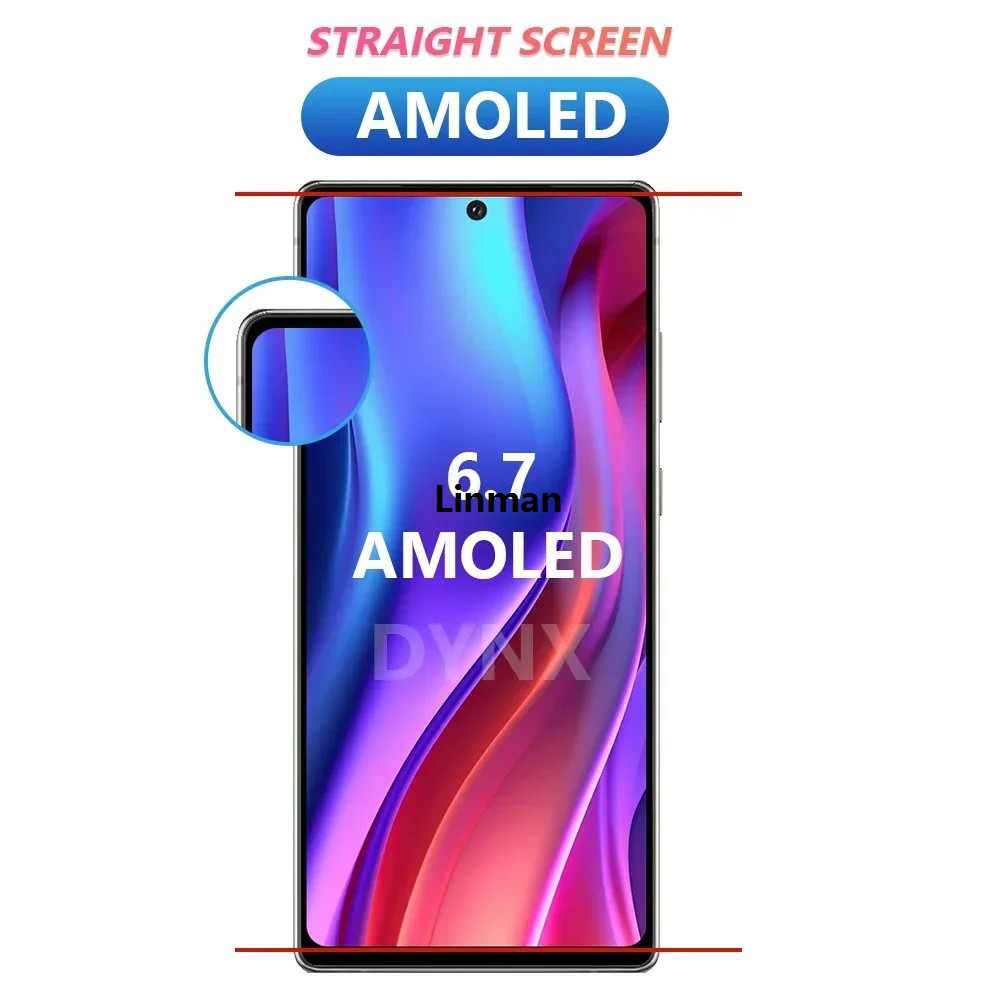 Linman AMOLED Note20 LCD For Samsung Galaxy Note 20 Screen N980 N981 【2025 Version】N980F N981F N980U N981B/DS LCD Display Touch Digitizer Assembly