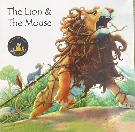 The Lion & The Mouse - Children Book, English, Pictorial, Aesop's Fables