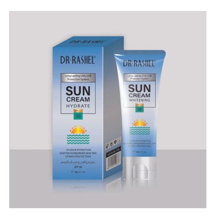 Dr Rashel Sun Cream Hydrate Long Lasting UVA, UVB Protection SPF50+++, 60ml