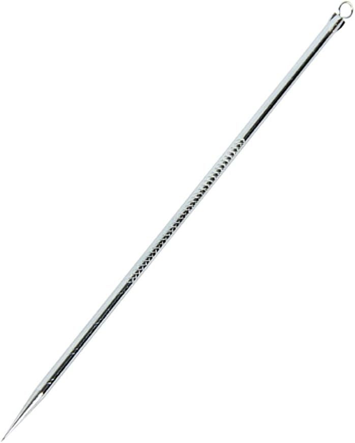 Blackhead Remover Pin Tool | Facial Pore Cleaning & Hair Removal Tool | Stainless Steel Blackhead & Acne Extractor (1 Piece)