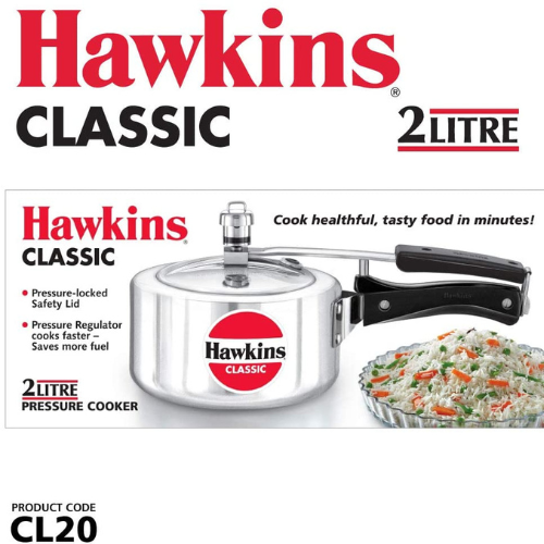 Hawkins 2.0 ltrs CL20 Classic Pressure Cooker