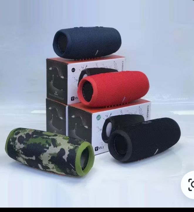 Charge5 Shockwave 5th Gen Bluetooth Speaker - Wireless Mini Subwoofer for Outdoor and Home Use, 10W, 2000-4000mAh Battery