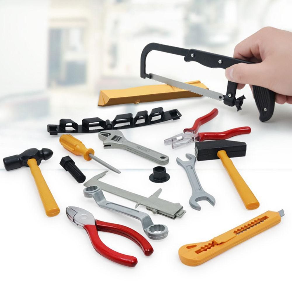 DIY Tool Safe Multifunction Screwdriver Plastic Simulation Repair Tools Set Children Maintenance Tools Pretend Play