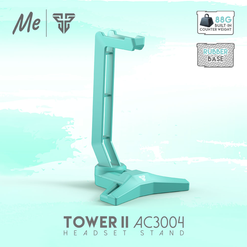 FANTECH ME Series New Turquoise Gaming Headset Stand AC3004 with Durable Non-Slip Base and Rubber Feet