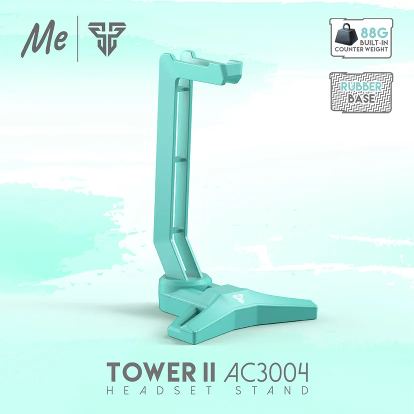 FANTECH ME Series New Turquoise Gaming Headset Stand AC3004 with Durable Non-Slip Base and Rubber Feet