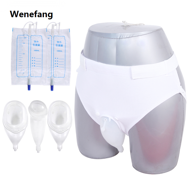Wenefang Reusable Silicone Urine Collector Bags Adults Urinal With Urine Sales promotion Catheter Bags Male Female Toilet for Man Older Woman