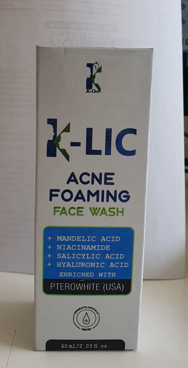 K-LIC ACNE FOAMING FACE WASH,60 ML