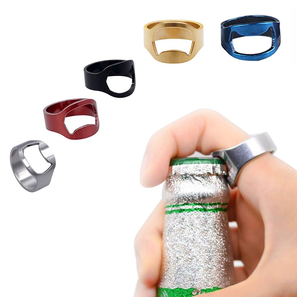 Mini Ring Stainless Steel Remover Home Accessories Cap Opening Bar Tools Opener Bottle Opener Kitchen Gadgets
