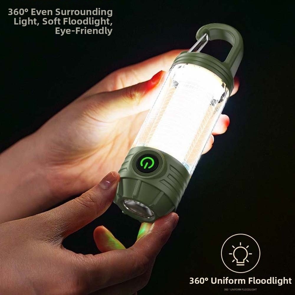 Multi-functional Portable LED Small Flashlight Rechargeable Lightweight Mini Pocket Flashlight Handheld High Bright Key Chain Flash Lights Camping