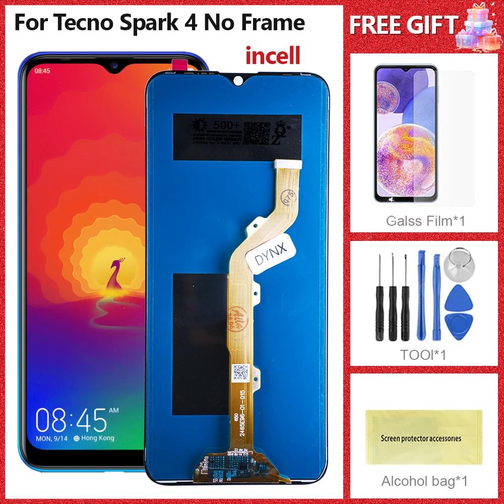 Clearance sale 6.6'' For Tecno Spark 5 KE5 KD7S LCD Display Screen Touch Penal Digitizer For Tecno Spark 5 Display