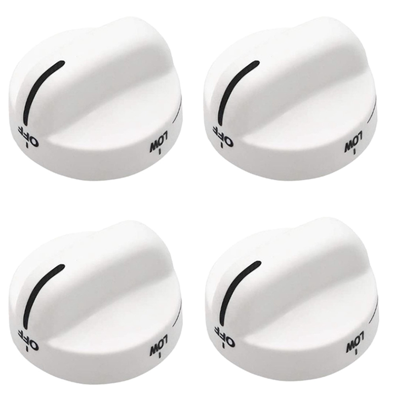 FORIDE 4X WP8273104 Control Knob Replacement Compatible with Stove/ Range 8273104 PS393679 8273112 WP8273104VP 8273284