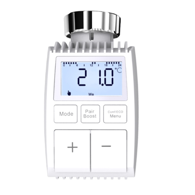 Tuya ZigBee Smart Thermostat Temperature Controller Radiator Actuator Valve Internal Sensor TRV Voice Control