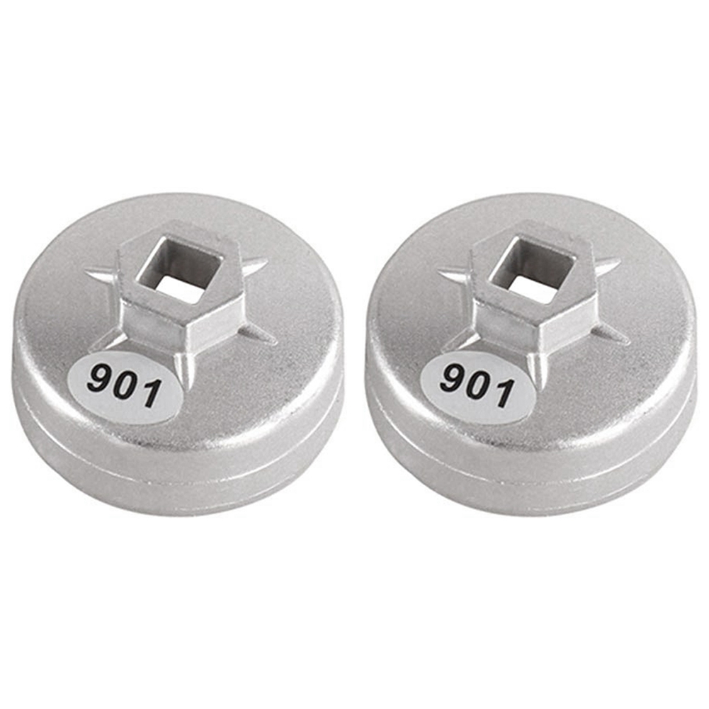 OYPFXMI 2X 901 14 Cap Oil Filter Wrench 1/2 Inch Square Drive Oil Filter Tools Filter Socket Wrench Spanner Hand Tool