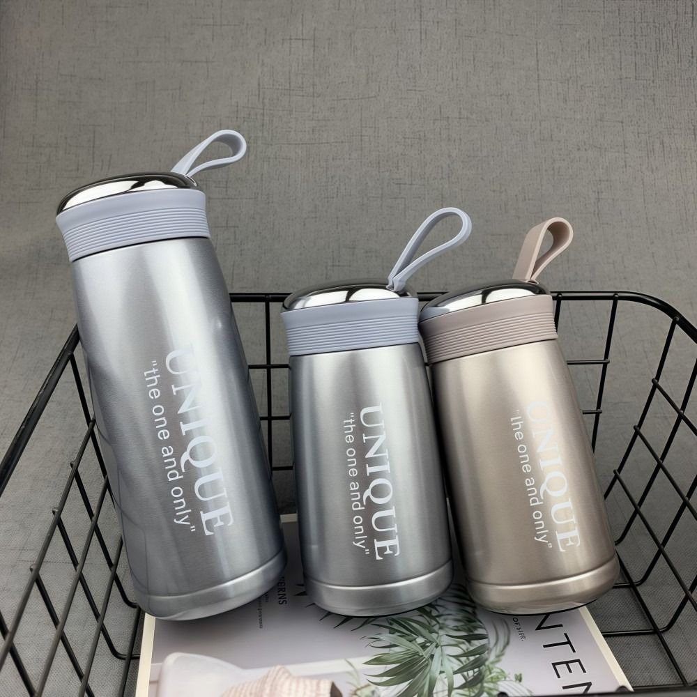 Mini Thermos 200ml/350ml Cup Stainless Steel Portable Pocket Thermal Water Bottle Outdoor Camping Drinkware