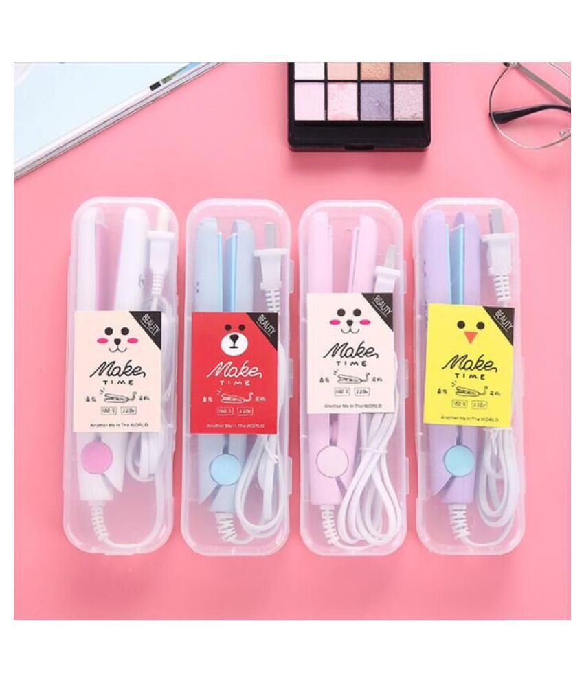 The Base Portable Mini Hair Straightener Ceramic Flat Iron is a compact and versatile styling tool designed to straighten your hair effectively while on the go. Here are some key features and benefits of this product: Portability: As a mini-sized hair st