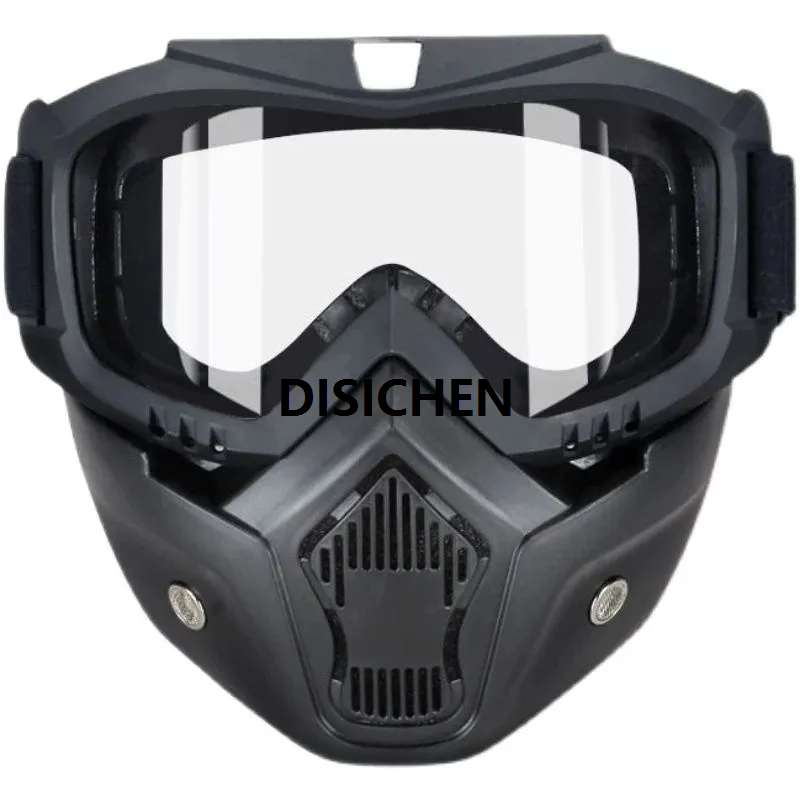 DISICHEN Goggles Full Face Hd Transparent Fog-proof Sand-proof Electric Welding Protective Glasses Versatile Breath-proof Windproof Mask Profesional