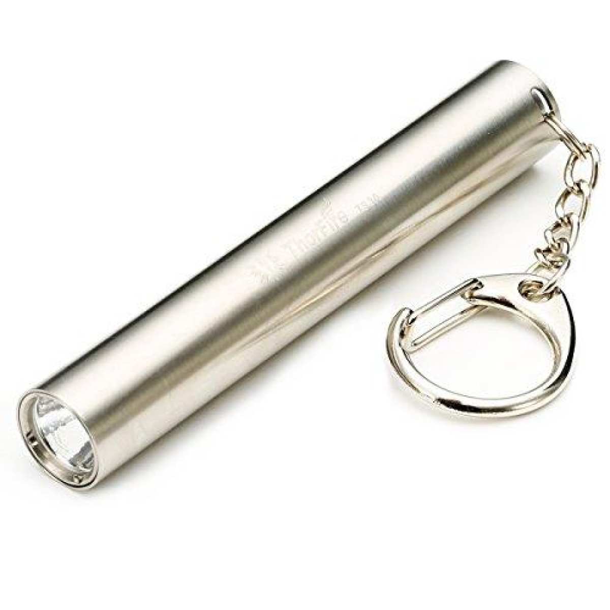 Keychain Flashlight Light Stainless Steel Pocket Mini Size Torch Powered By Aaa Battery Outdoor Ts3A
