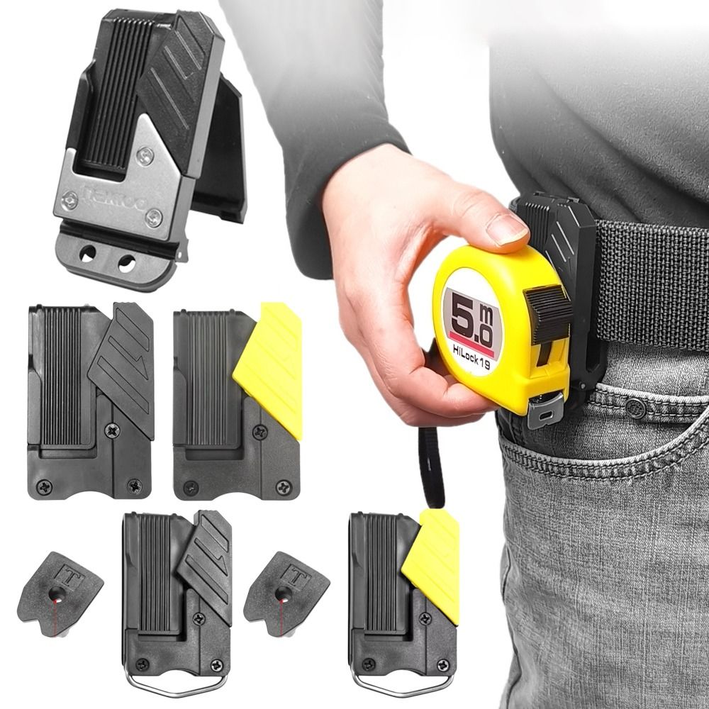 New Universal Quick Release Buckle Quick Attach Aluminum Alloy Waist Buckle ABS Portable Waist Organizer Hooks Hammer Wrench