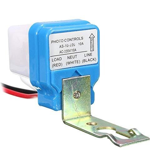 Auto Day/Night On Off Photocell LDR Sensor Switch For AC 220V 10A | Light Dependent Resistant Sensor Switch