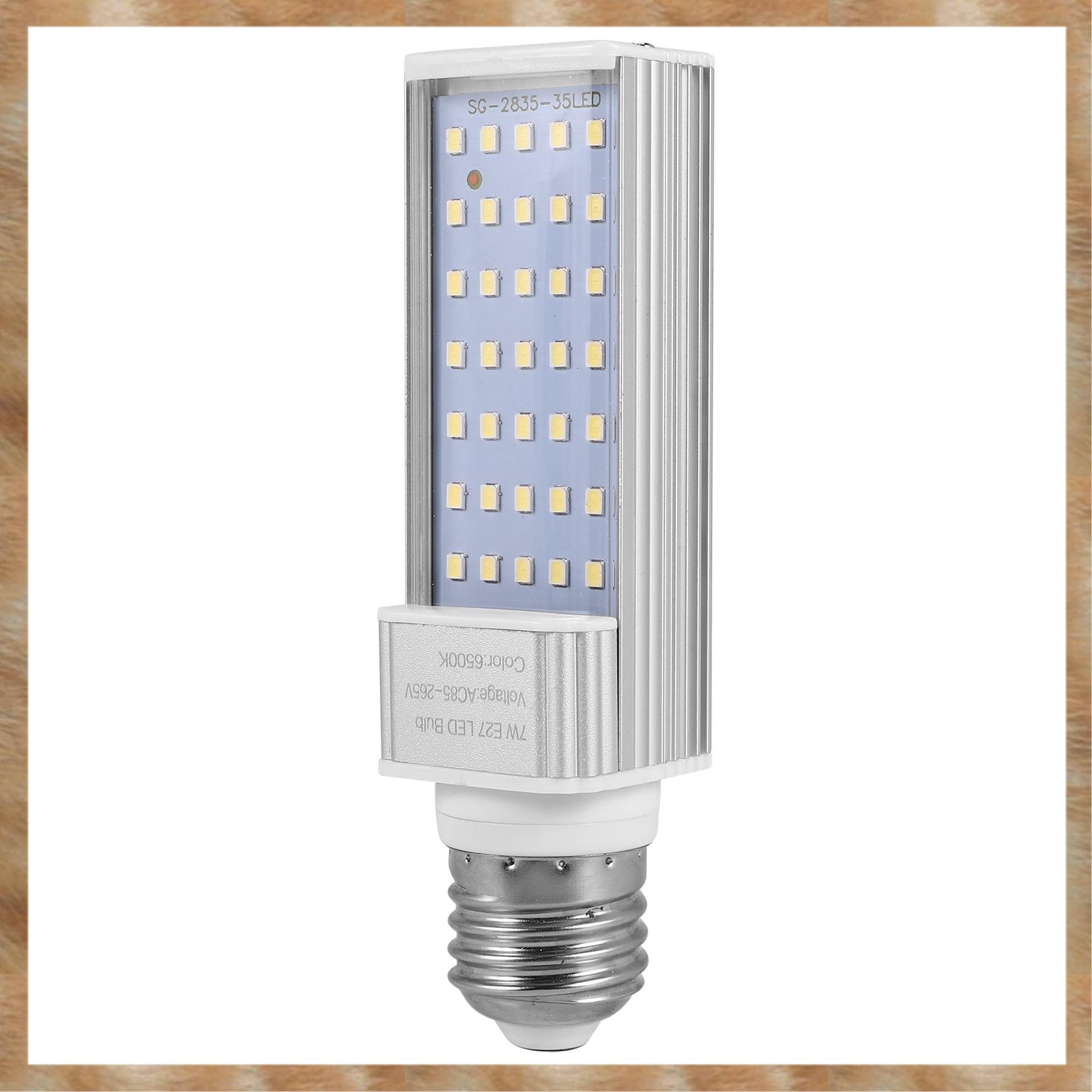 White Plant Aquarium 7W Grow Light LED Tank Fish Coral Bulb E27 Lamp