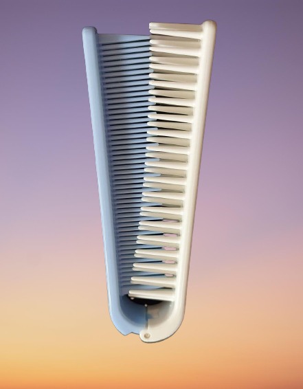 1 Piece Double Sided Portable Pocket Folding Hair Comb