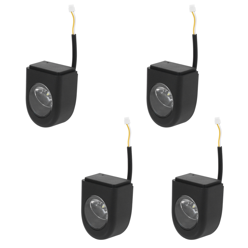 FORIDE 4X Headlight Lamp LEDLight Front Lamp Replacement for M365 Electric Scooter Parts