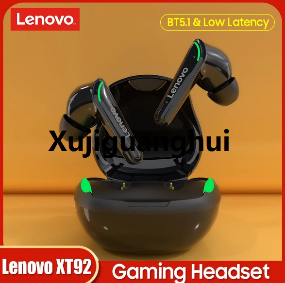 Xujiguanghui ORIGINAL Lenovo XT92 Wireless BT5.1 Gaming Earbuds - InNew style -ear Headphones with 10mm Speaker Unit - Best For Gaming