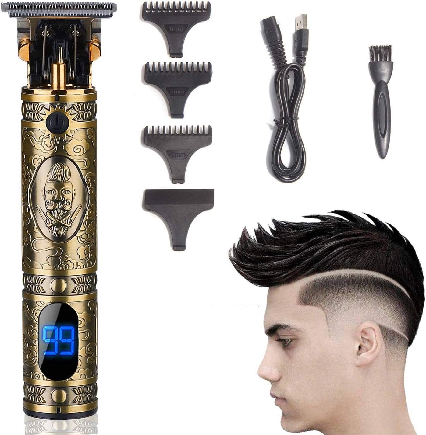 Professional Hair Trimmers With Display