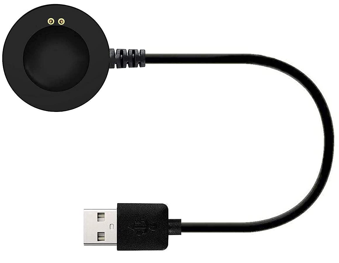 T500 / T55 Smart Watch USB Charging Replacement Magnetic Charging Cable(Black Color)
