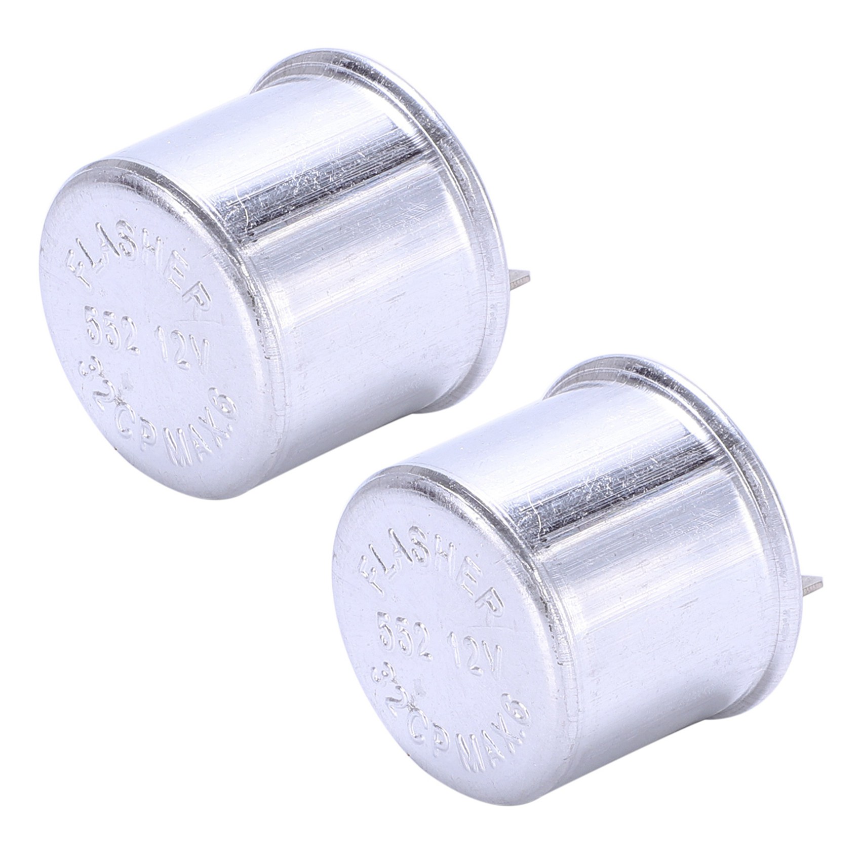 NAMUNY 2X Classic Car Flasher Unit Relay Indicators 12V Light Turn Signal 2 Pin